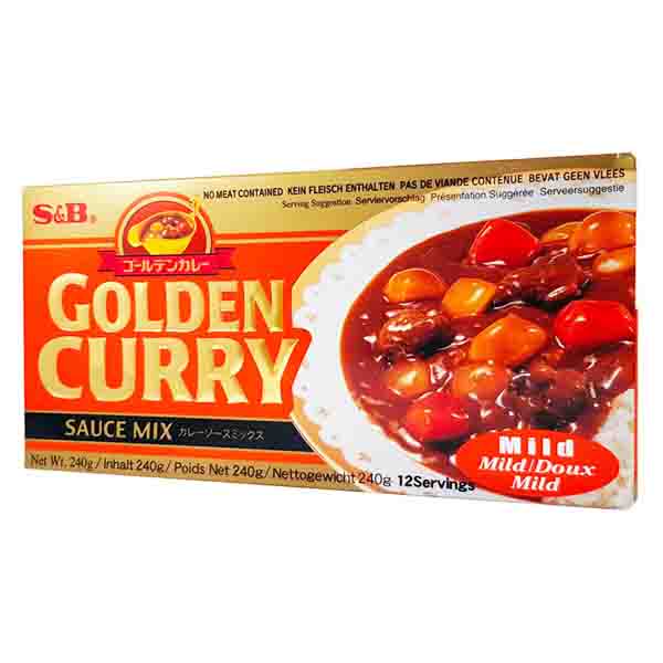 Golden Curry Mild 220g, S&B - Clicca l'immagine per chiudere