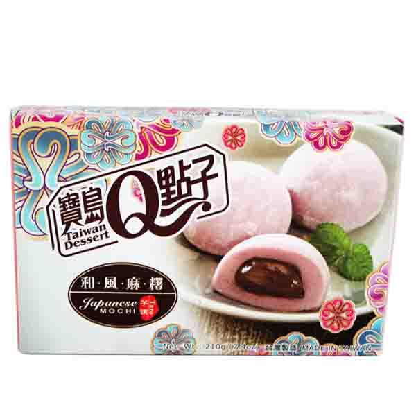 Mochi al Taro Dolce 210g(6 Pezzi), Taiwan Dessert [HK018458