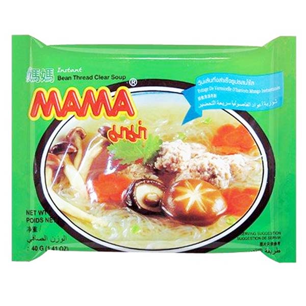 Noodles di Soia al Consommé 40g, Mama OFFERTA 2X1 (PRENDI 2 PAGHI 1) SCADENZA 05 APRILE 2024
