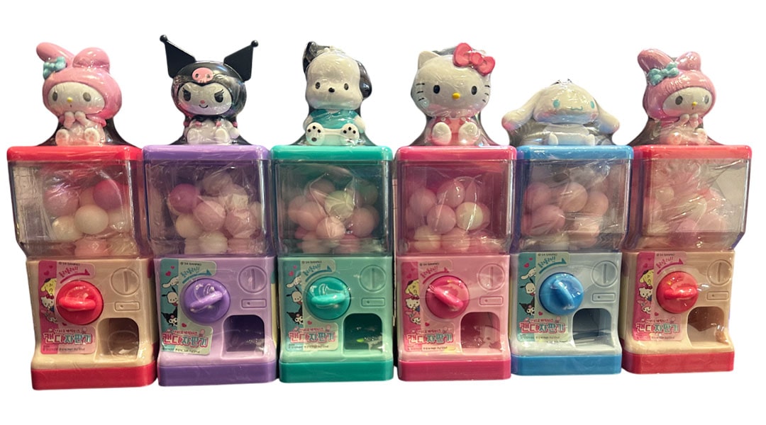 Distributore Automatico di Caramelle con Personaggi di Sanrio 30g, Measty