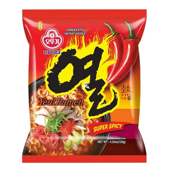 Yeul Ramen extra piccante 120g, Ottogi