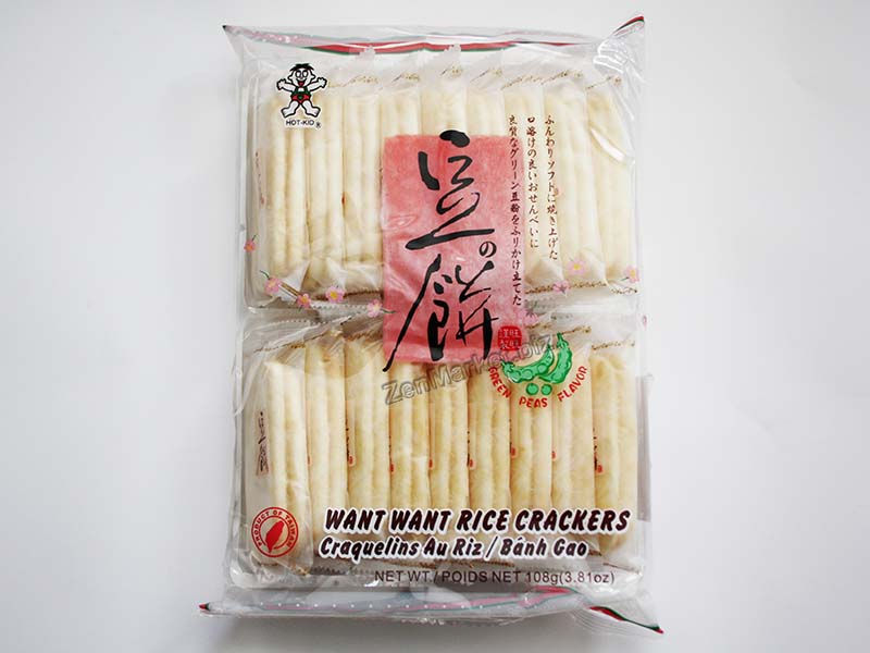 DF801221-min Senbei Lingua di Gatto di Soia Verde 108G Want Want - immagine 1