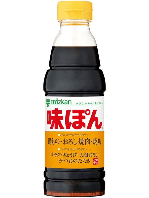 UT5183 Ajipon Ponzu Salsa di Soia con Limone Yuzu 360ml, Mizkan - immagine 1
