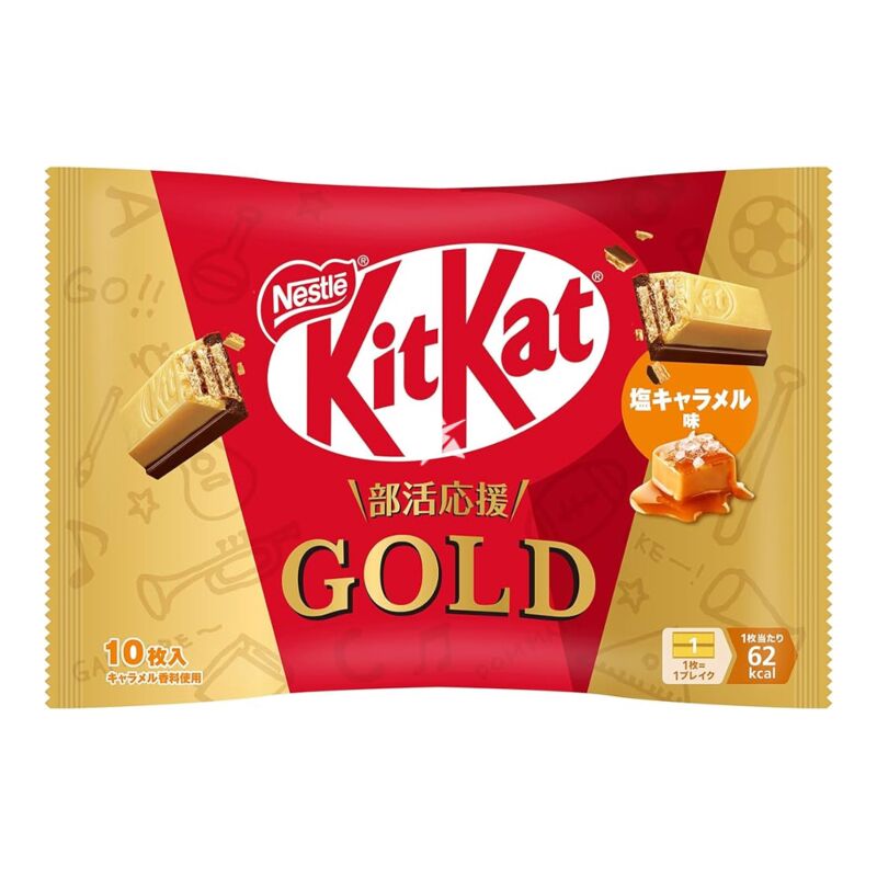 4902201183017 Gold Salt Caramel Mini 116 g, Nestlé KitKat - immagine 1