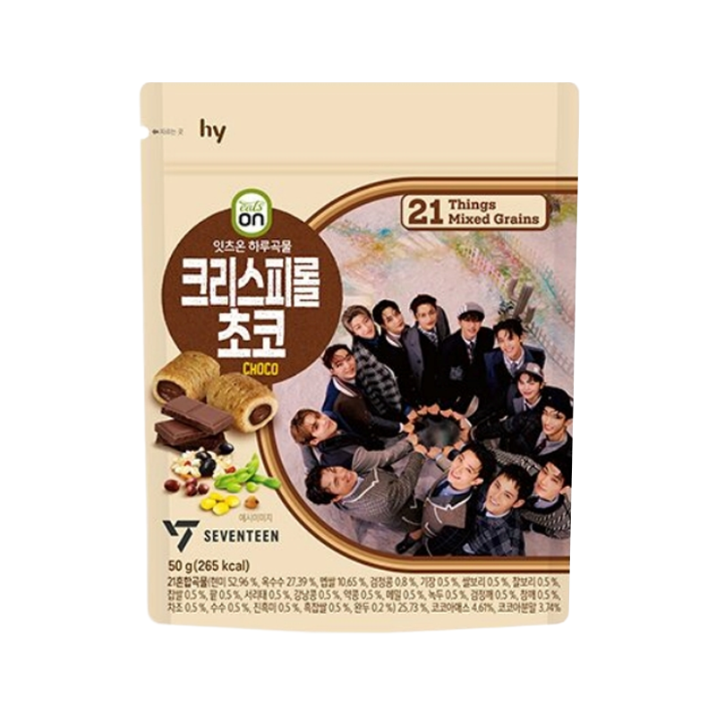 8801128307505-800 HY Haru Grain Crispy Roll – Choco 50 g - immagine 1