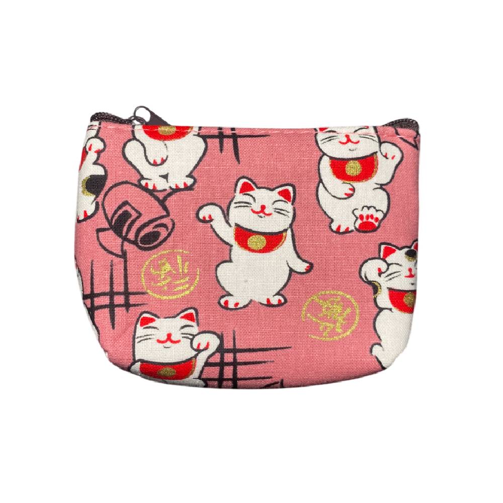 Nuovo progetto (57)-min Portamonete rosa con maneki neko, 12x9x2.8cm - immagine 1