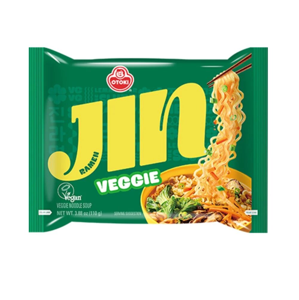 veggie Jin Ramen Vegetariano 110g, Ottogi - immagine 1