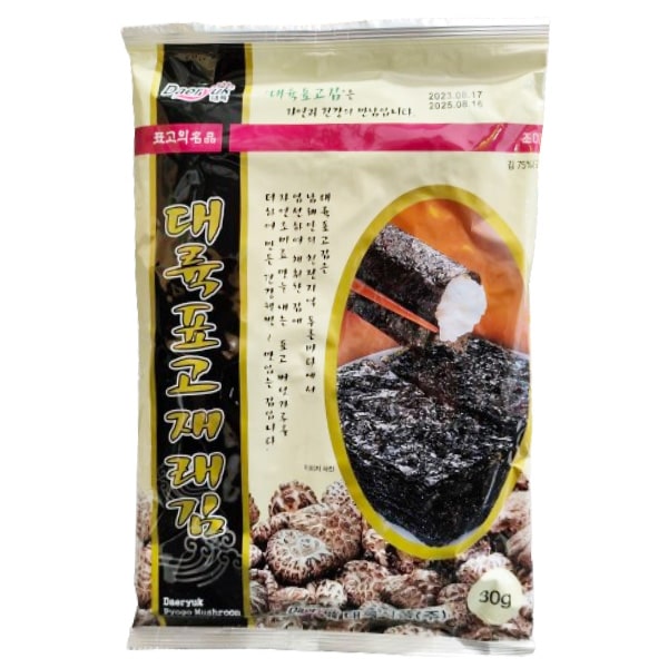 Alghe condite al gusto Shiitake 30g, Daeryuk