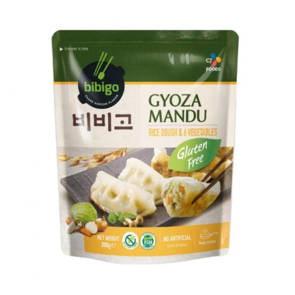 Gyoza Mandu con Pasta di Riso e Verdure SENZA GLUTINE 300g, Bibigo