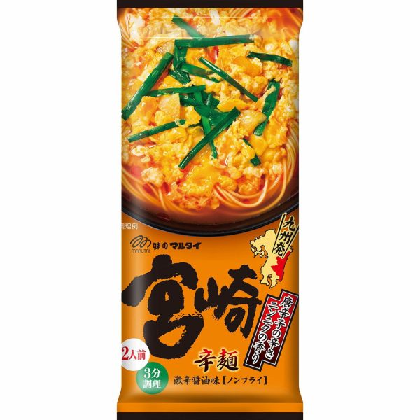 Miyazaki Ramen Piccante alla Salsa di Soia 2p 186g, Marutai