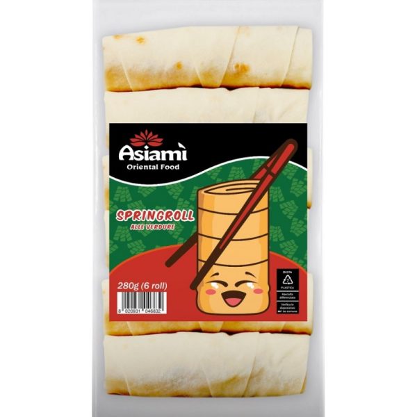 Involtino Primavera alle Verdure 6 pezzi 280g, Asiami