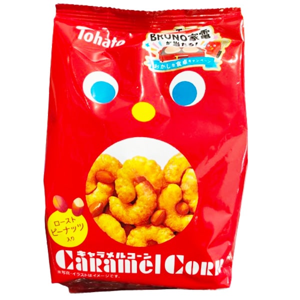 Caramel Corn al gusto di Arachidi Tostati 70g, Tohato
