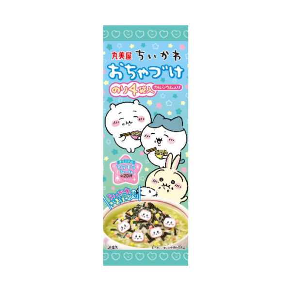 Chiikawa Ochazuke Zuppa istantanea alle Alghe (4 porzioni) 14.4 g, Marumiya
