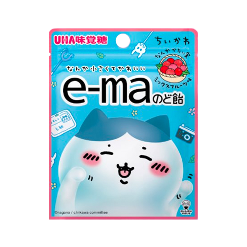 Caramelle e-ma per la gola Chiikawa 26g, Uha Caramelle e-ma per la gola Chiikawa 26g, Uha