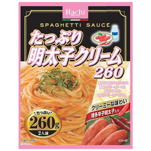Salsa alla Crema Mentaiko per Spaghetti 260g, Hachi SCADENZA 30 AGOSTO 2024