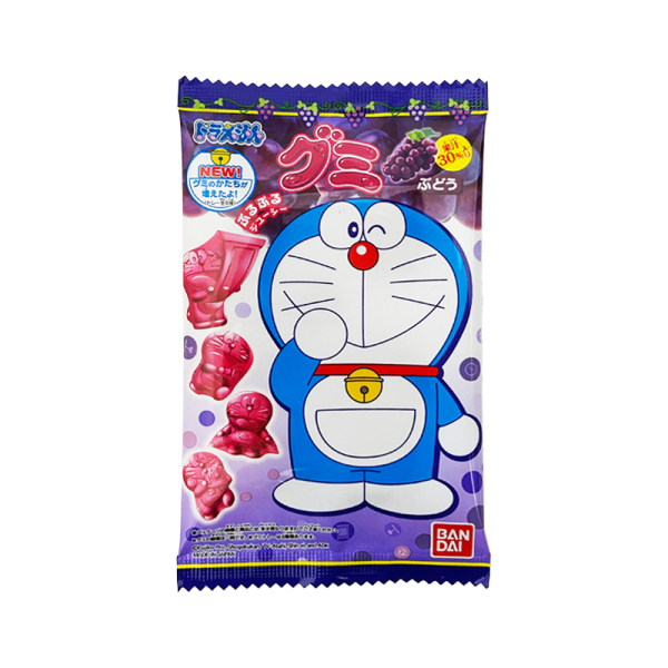 Caramelle gommose all'uva Doraemon 13g, Bandai