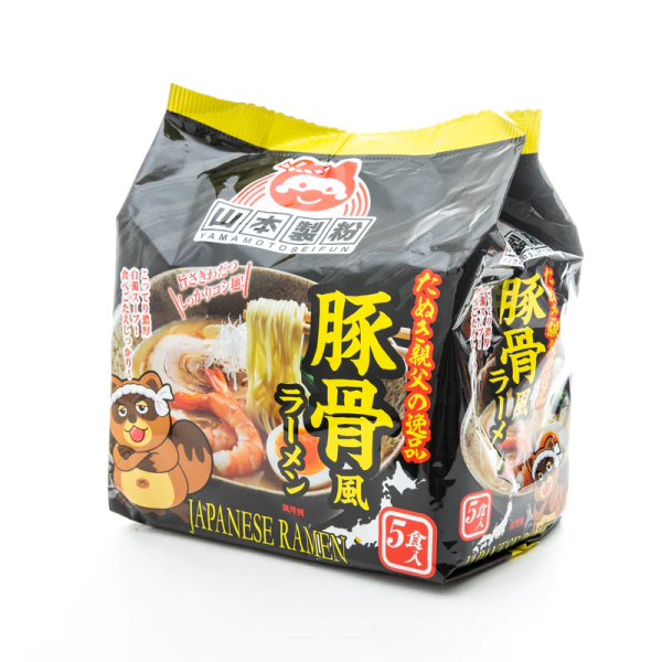 Yakisoba Istantaneo al Tonkotsu 90g x 5Pezzi, Yamamotoseifun