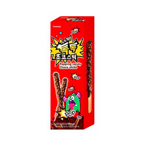 Popping Candy Bastoncini di cioccolato 54g, Sunyoung