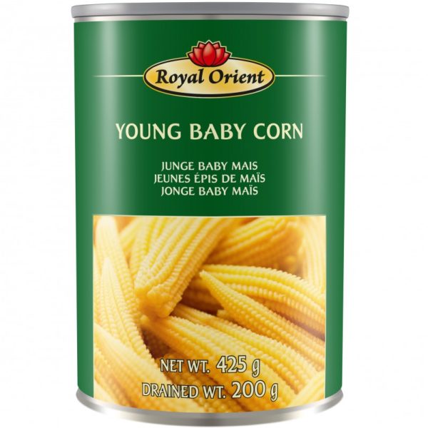 Young Baby Corn 425g, Royal Orient