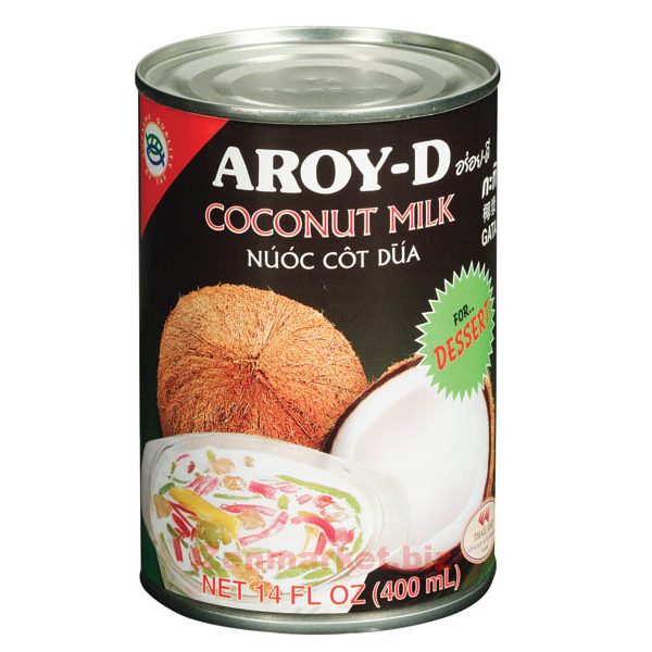 Latte di Cocco Per Dolci 400ml, Aroy-D