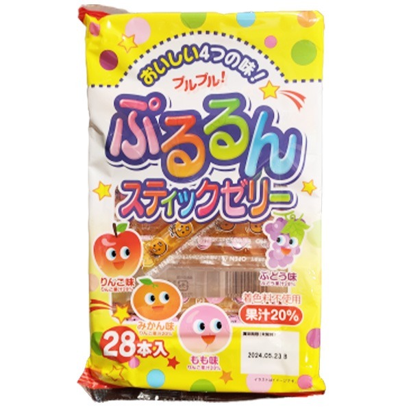 Gelatina gommosa in stick alla frutta 448g (16gx28 confezioni)