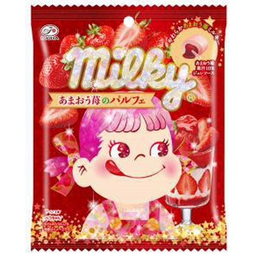 Caramelle Milky Semifreddo alle Fragole Amaou 67g, Fujiya SCADENZA 31 LUGLIO 2024