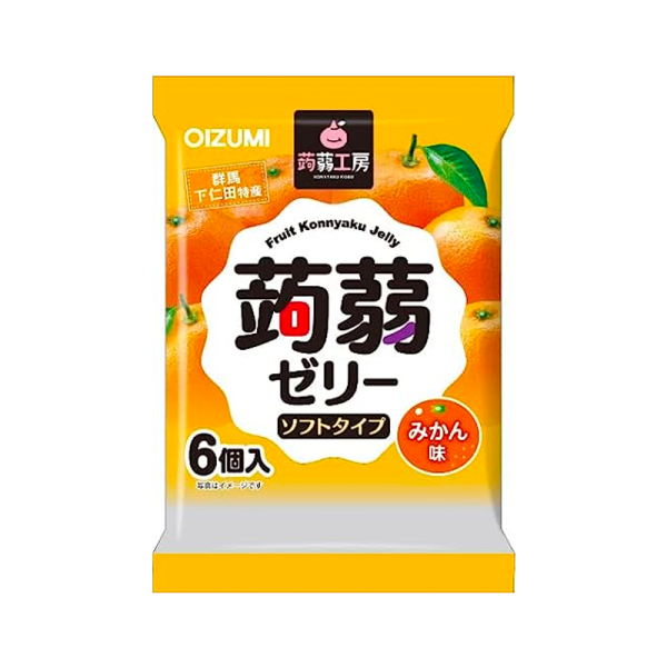 Gelatina di Konjac al gusto di Mandarino 106g, Oizumi
