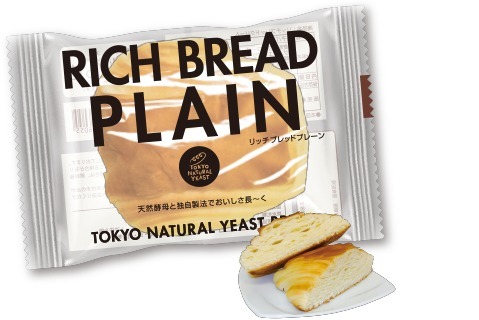 Rich Bread Plain (Semplice) 85g, Tokyo Natural Yeast Bread