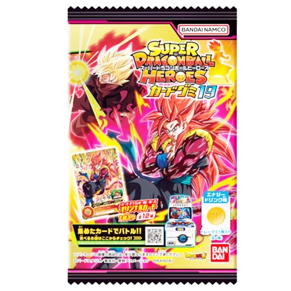 Caramella Gommosa + Carta di Dragon Ball Heroes 10g, Bandai