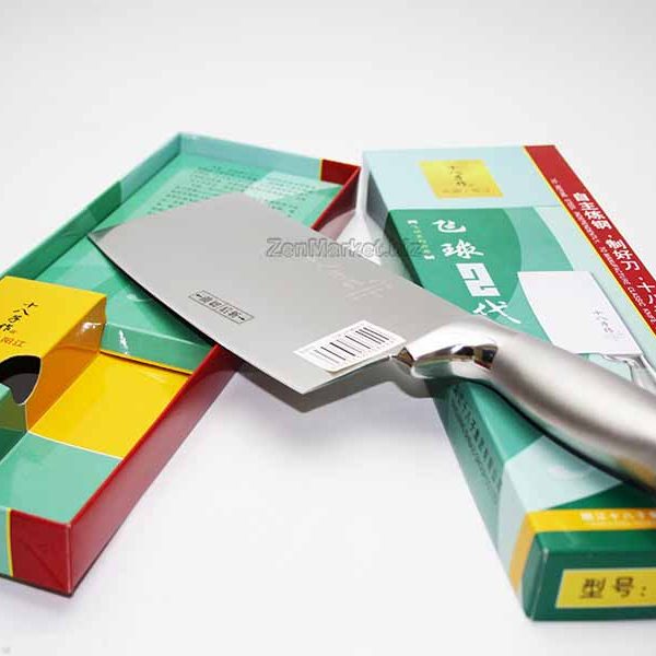 Mannaia Cinese Inox Lato Taglio Da 18 Cm Manico SATINATO- Misura Piccola