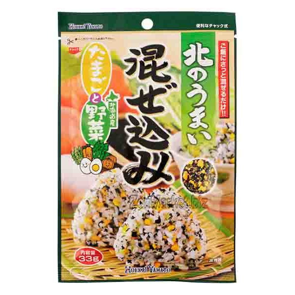 Furikake alle uova e verdure 33g, Hokkai Yamato