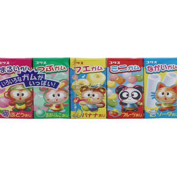 Gomme da masticare assortite, Coris, 38 g, 5 pacchetti