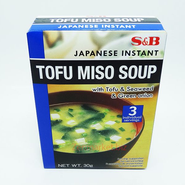 Zuppa di tofu e miso Giappone 30 g - S&B Japanese  tofu miso soup