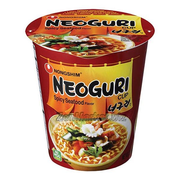 Cup Noodles Neoguri ai Frutti di Mare Piccante 62g, Nongshim