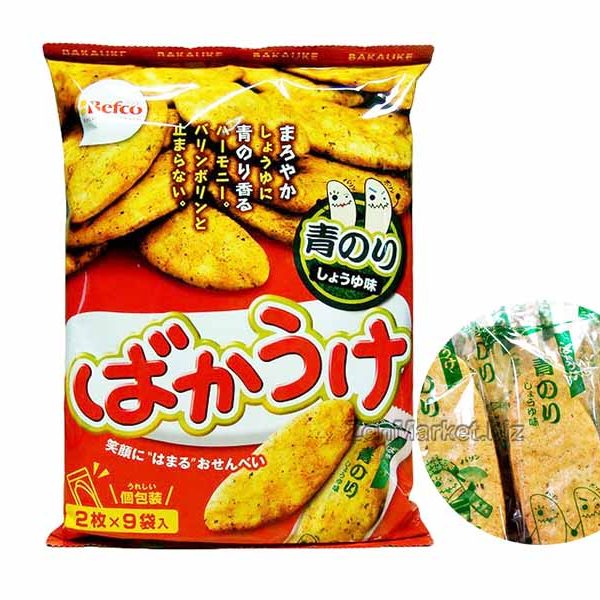Senbei con Aonori 100g (18 Pezzi), Befco