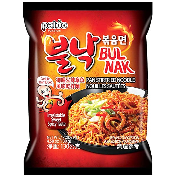 Ramen Bulnak con Polpo Piccante 130g, Paldo