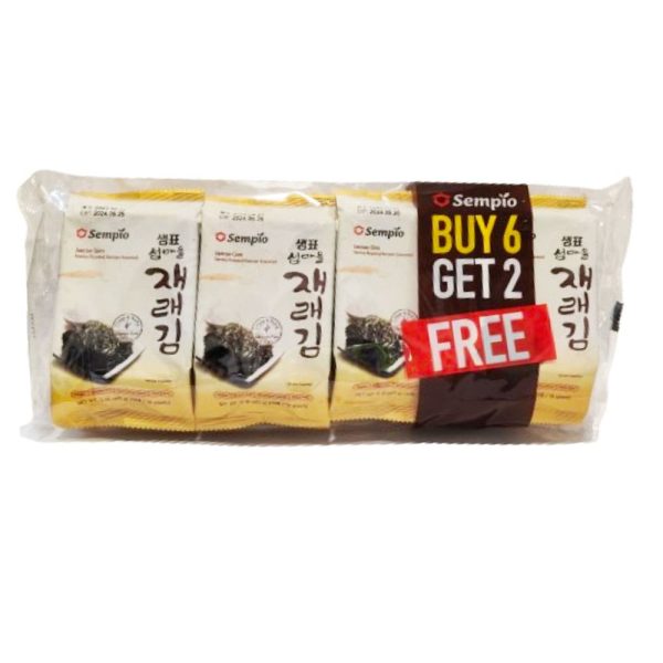 Snack di Alghe Nori (8 Monoporzioni) 40g, Sempio