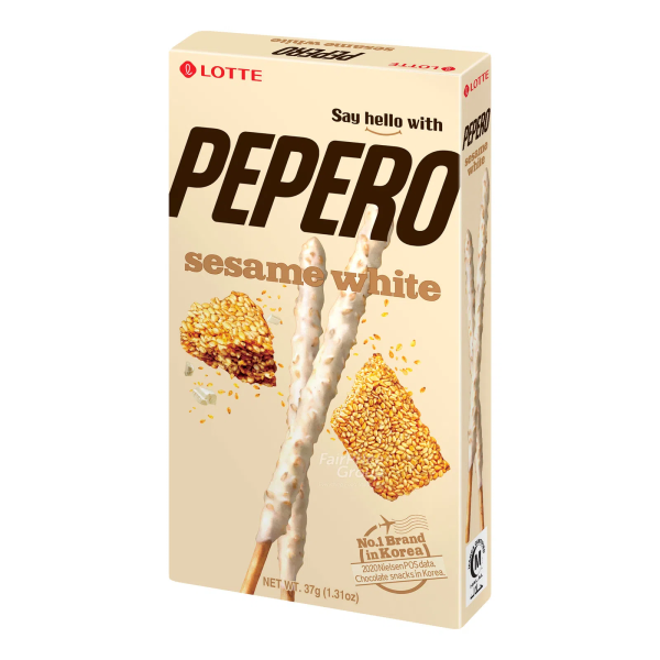 Pepero al gusto di Sesamo Bianco 37g, Lotte