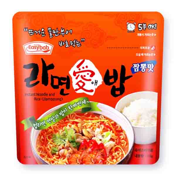 Ramen e Riso con Jjamppong 110g, Easybab