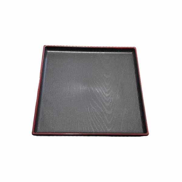 Vassoio quadrato nero Giapponese 24.1x24.1cm