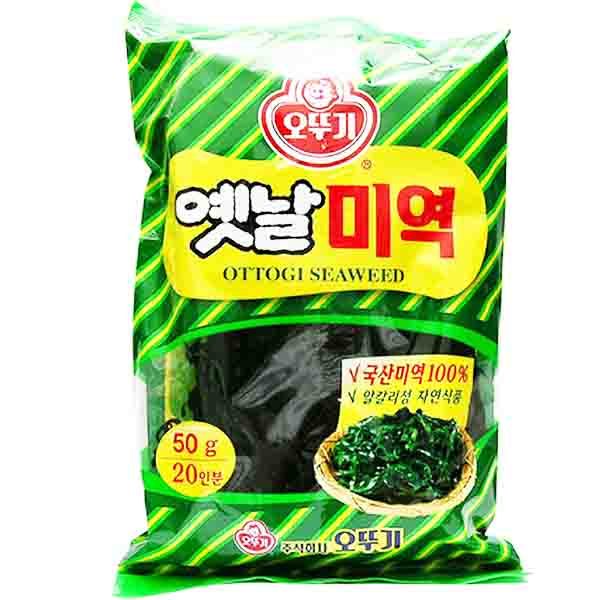 Alghe Wakame secche Coreane 50g, Ottogi