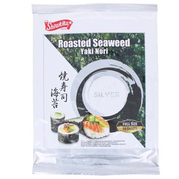 Alghe Nori per Sushi Silver (10 Fogli), Shirakiku