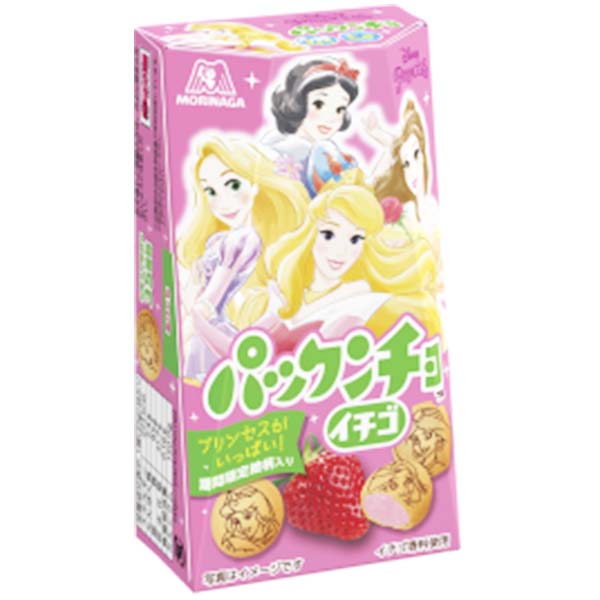 Biscotti alla Fragola delle Principesse Disney 45g, Morinaga
