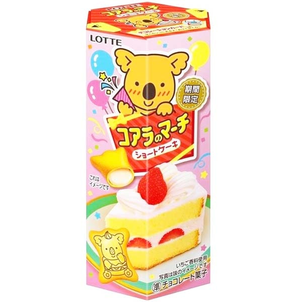 Biscotti Koala's March alla Torta con Panna e Fragola 48g, Lotte