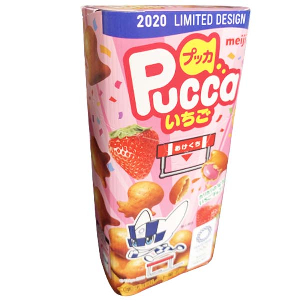 Brezel Pucca alla Fragola 39g, Meiji