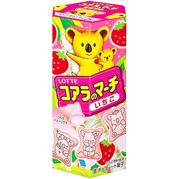 Biscotti Rosa Koala's March alla Fragola 48g, Lotte