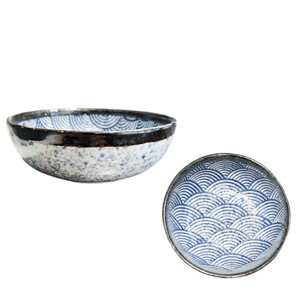 Ciotola in ceramica  giapponese per ramen o vaire uso, Edo Japan