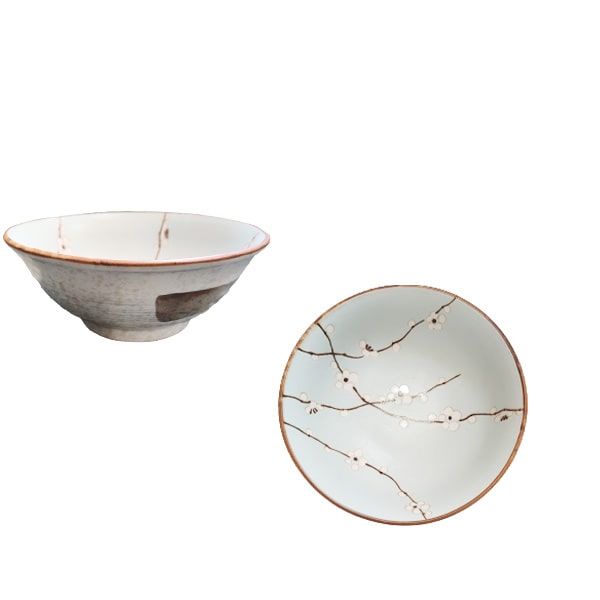 Ciotola in ceramica giapponese per Ramen  , Edo Japan