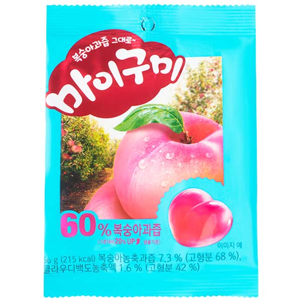 Caramelle Gommose alla Pesca 66g, Orion