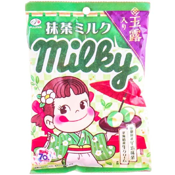 Caramelle Milky al Matcha EDIZIONE LIMITATA 72g, Fujiya